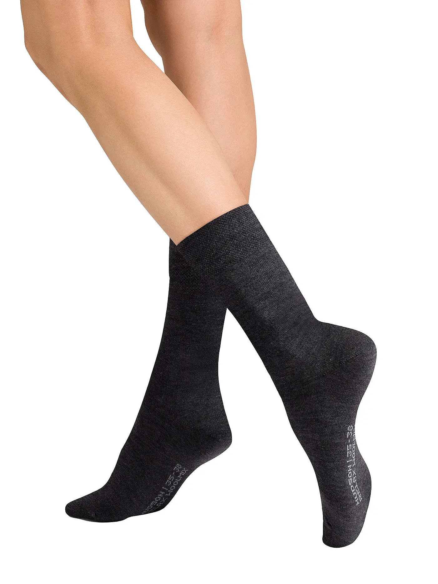 HUDSON | Socken grau-mel. | 